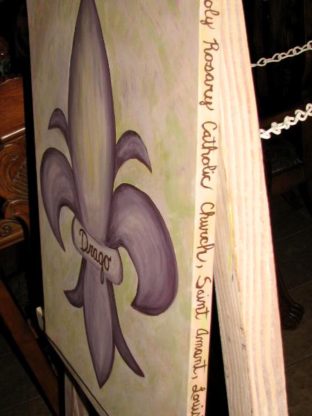 Drago Fleur de Lis (wedding gift)