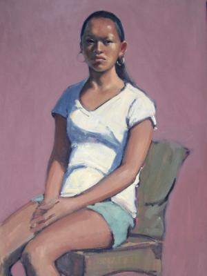 Claire 24x36" oil Claire 24x36" oil