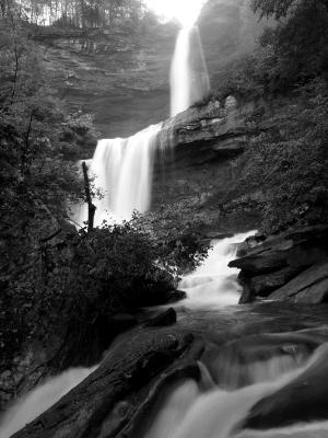 Silky Kaaterskill Falls (B&W) Silky Kaaterskill Falls (B&W)