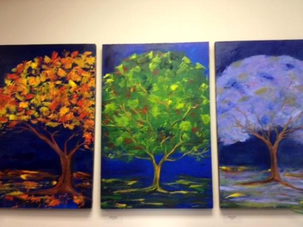 Triptyche of Trees