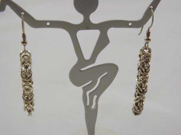 E-58 Sterling Chain Earrings