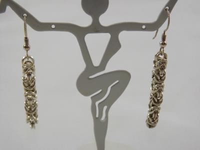 E-58 Sterling Chain Earrings E-58 Sterling Chain Earrings