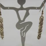 E-58 Sterling Chain Earrings