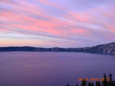 Crater Lake Sunset Crater Lake Sunset