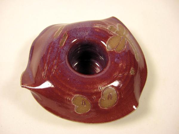 120705.F Flower Vase with Swamp Scene