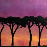 Evening, Rome (Parasol Pines in Rome), sold; 3 available