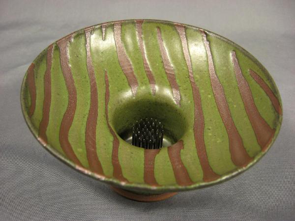 120630.EC Flower Vase with Zebra Stripes