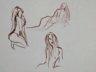 U63 Three figure sketches