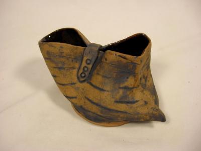 120530.A "Little Old Shoe" Flower Vase 120530.A "Little Old Shoe" Flower Vase