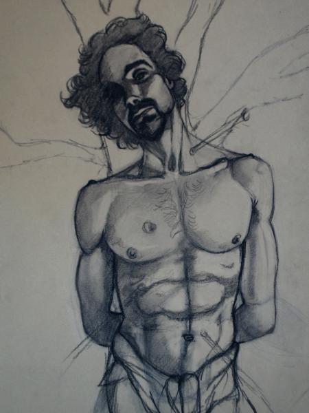 Sketch for Saint Sebastian