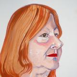 Barbara, Gouache Portrait