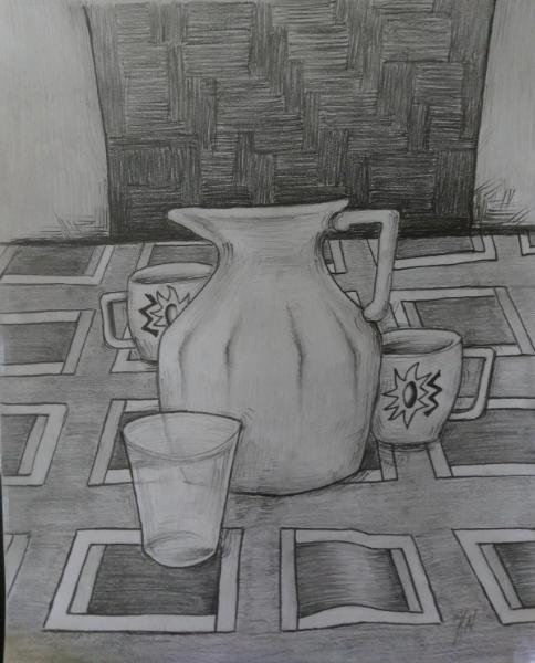 Water Pitcher still life 