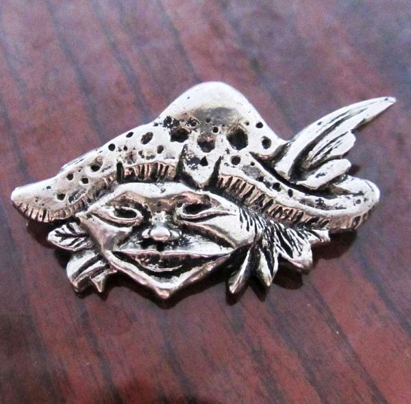 Pixie Elf brooch or pin goblin badge SALE