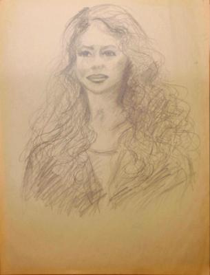 U70 Sketch of a girl U70 Sketch of a girl
