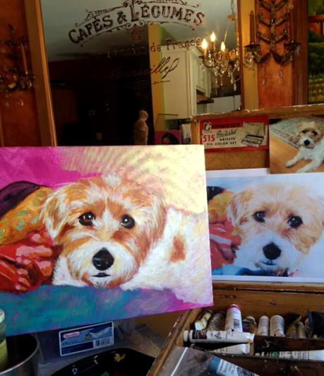 Sir Arkansas, portrait in progress