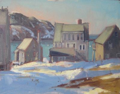 Behind the Parsonage 16x20 oil sold Behind the Parsonage 16x20 oil sold