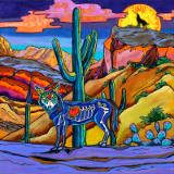 Dia de los Muertos-Coyote Moon - $985.00