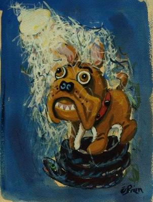 Bull Dog in the Moonlight Bull Dog in the Moonlight