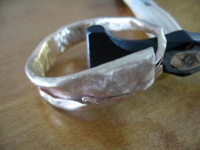 14-021 Forged Bronze Bangle 14-021 Forged Bronze Bangle