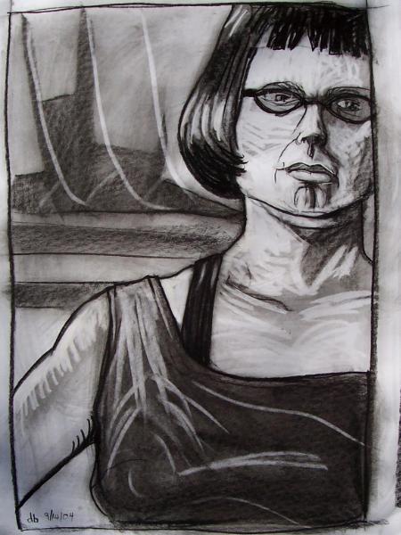 Self-Portrait with Glasses