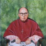 Portrait of Bishop FRANCISCO YANEZ, 80cm x 60cm, 2014