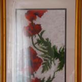 # 89 Red Flowers on White (sold)