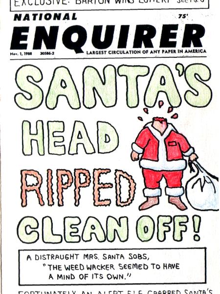Santa Has an Accident- Front