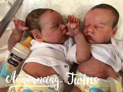 NEW Reborn Early  Babies ~ Twin A & B ~ ADOPTED/SOLD