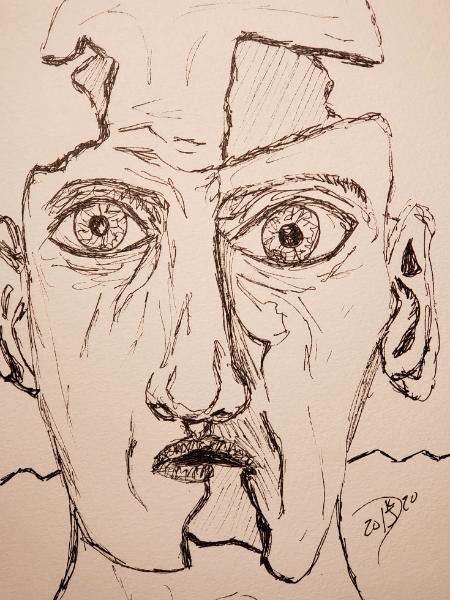 For three weeks, he silently watched his life fall into jagged pieces. 