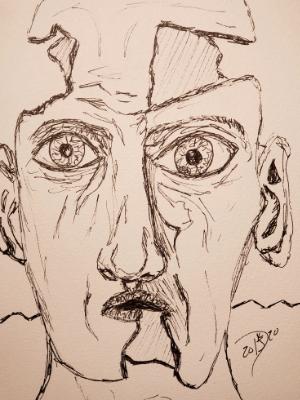 For three weeks, he silently watched his life fall into jagged pieces. 