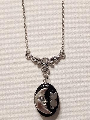 Butterfly and flower heart Locket