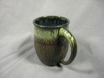 100916.B Mug with Bark Texture