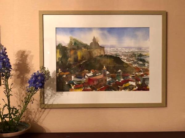 Everlasting Tbilisi - Georgia, 38cm x 56cm (WATERCOLOR DEMONSTRATION)