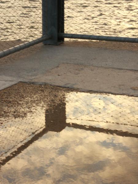 Puddle near the East River