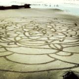 Large scale sand mandala 