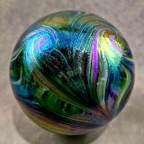 #03092609 Starry Night design 6.75'' Iridised $80.00