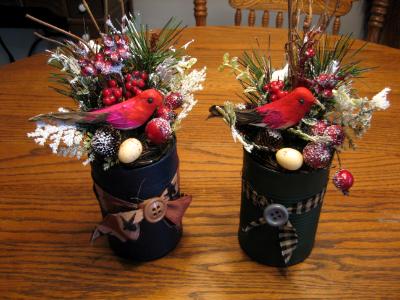Cardinal Table Decor Cardinal Table Decor