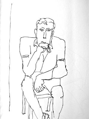 Ian, Pensive Ian, Pensive