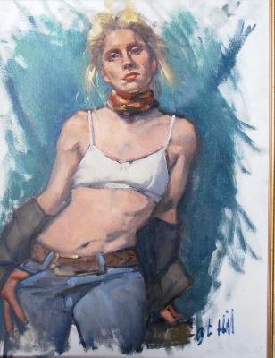 Attitude 22x28" oil Attitude 22x28" oil