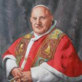 Portrait of Pope JOHN XXIII, 80cm x 60cm, 2014