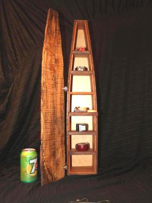 Spalted Maple Wrist Watch Cabinet Spalted Maple Wrist Watch Cabinet