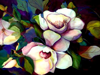 Magnolia2 --Watercolor 24x30 Magnolia2 --Watercolor 24x30