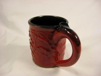 110513.H Mug with Slip Textured Surface