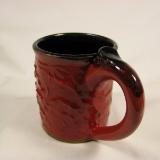 110513.H Mug with Slip Textured Surface