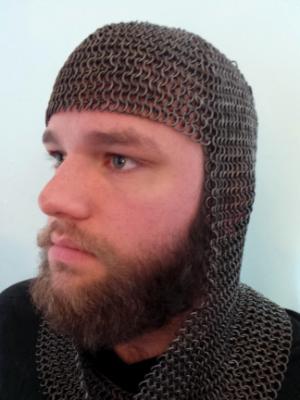 Adult 16 Gauge Dark Steel Coif