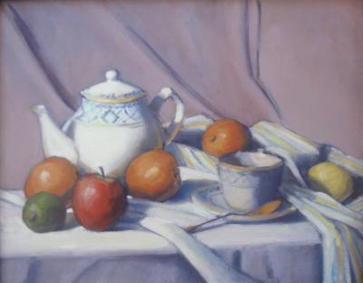 Tea with Fruit 16"x20" oil sld Tea with Fruit 16"x20" oil sld