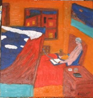 Painter and Muse in Bed Painter and Muse in Bed