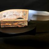 Knife with Customized Maple Handle
