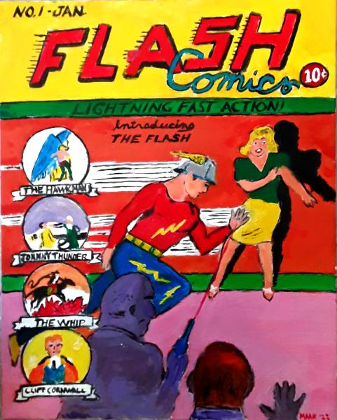 First Flash Comic Cover 1940