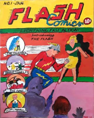 First Flash Comic Cover 1940